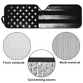 thumbnail image 6 of Uorisanigo Windshield Sun Shade for Jeep, Car Sunshade for Jeep Wrangler TJ JK JL1997-2024, Windshield Shades UV Rays Blocker Sun Visor Shades Keep Vehicle Cool, Black and White American Flag, 6 of 7