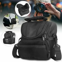 Venoro Camera Protective Bag Shoulder Pouch Zipper Case for Nikon Canon Sony Rebel DSLR