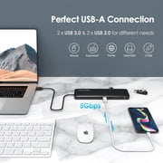WAVLINK USB C Docking Station,Triple Display Type C Adapter for MacBook Pro,Dell XPS 13/15,HP,Lenovo Yoga(HDMI,DisplayPort,VGA,Ethernet,2 USB 3.0/2.0,SD/TF Card Reader,3.5mm Audio,100W PD3.0)