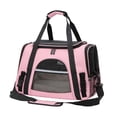 thumbnail image 3 of Bolsa de transporte para mascotas, transpirable, para viajes, para gatitos, cachorros y perros pequeños. Rosa, 3 of 8