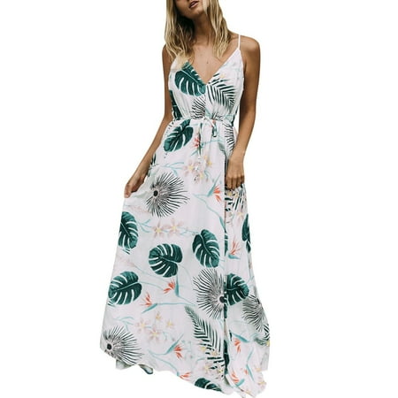 

TAIAOJING Women s Sleevelesss Maternity Dress Nursing Breastfeeding Dresses Sleeveless Suspender Leaf Print Dress Pregnancy Sundress