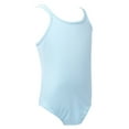 thumbnail image 2 of Aislor Kids Toddler Girls Team Basic Camisole Ballet Dance Leotards Criss Cross Gymnastic Tank Top 3-14 Sky Blue 12-14, 2 of 7