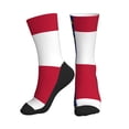 thumbnail image 7 of Mens Womens North Carolina Flag Hiker Cushion Crew Socks, 7 of 7