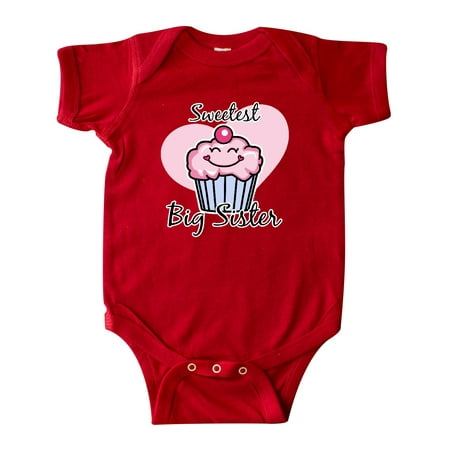 

Inktastic Sweetest Big Sister Gift Baby Girl Bodysuit