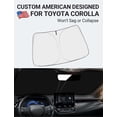 thumbnail image 2 of Parasol para parabrisas Proadsy diseñado a medida para Toyota Corolla 2014-2019, 2 of 9