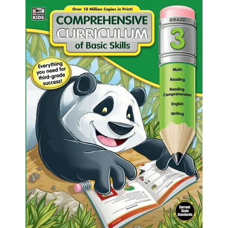UPC: 0044222245412 | Thinking Kids Comprehensive Curriculum of Basic Skills Grade 3 Workbook (704896)