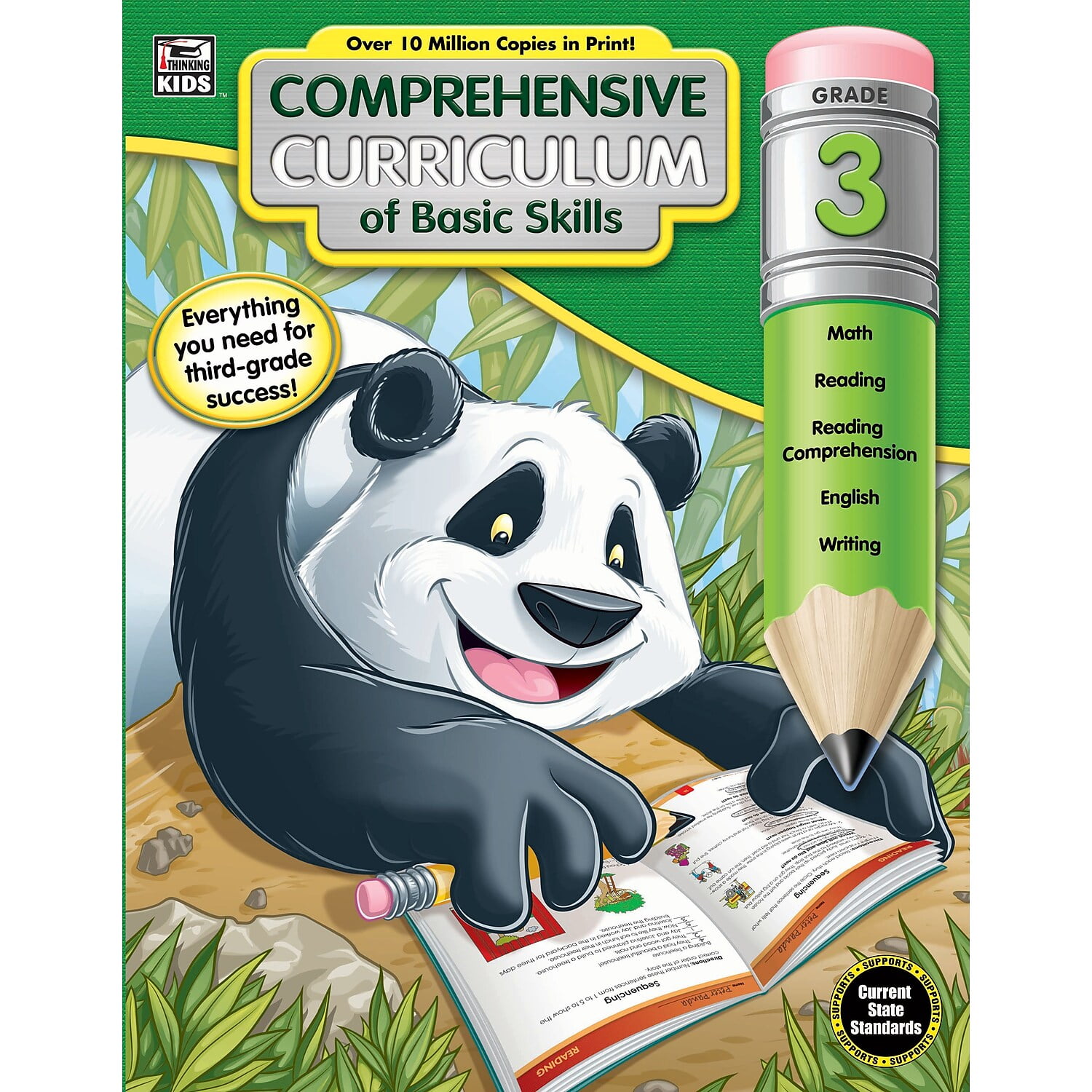 Thinking Kids Comprehensive Curriculum of Basic Skills Grade 3 Workbook (704896)