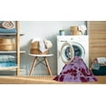 thumbnail image 2 of Ahgly Company Machine Washable Indoor Rectangle Abstract Bright Lilac Purple Area Rugs, 2' x 4', 2 of 7
