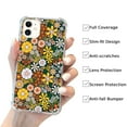 thumbnail image 2 of Retro Flowers Case Compatible with iPhone 12,Aesthetic Art Design TPU Bumper Cover Case, 2 of 6