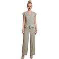 thumbnail image 1 of Conjunto 2 Piezas Elegante, Chaleco con Botones y Pantalón de Pierna Amplia, Look Sofisticado para Mujer, 1 of 5