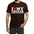 thumbnail image 2 of LUOGENLI T-shirts pour Homme pour Hommes T-Shirt de la Saint-Valentin à Lettres Imprimées Manches Courtes Col Rond T-Shirt Floral Tendance Mode Chandail de Base T-shirts pour Hommes T-shirts Graphiques Pâques Brun XXXXXL, 2 of 3