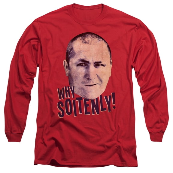 Three Stooges - Why Soitenly - Long Sleeve Shirt - Large