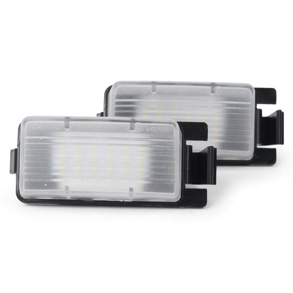 2Pcs LED License Plate Light For Infiniti G25 G35 G37 S60 Sedan Nissan 370Z 350Z