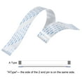 thumbnail image 4 of Uxcell 11.81'' 40 Pins FFC FPC Flat Flexible Cable (A Type) for LCD Laptop Plastic White  5pcs, 4 of 5