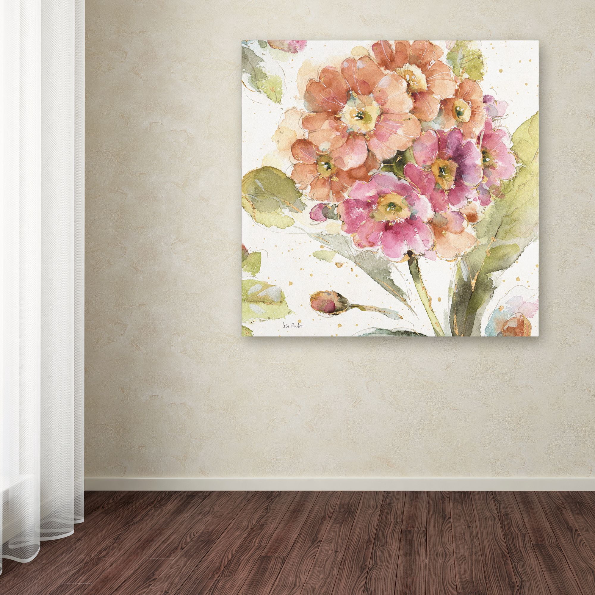 Trademark Fine Art 'Country Bloom VI' Canvas Art by Lisa Audit