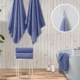Anray Home Luxurious Bath Towel Set 8 Piece - 600 GSM 100% microfiber Highly Absorbent and Quick ...