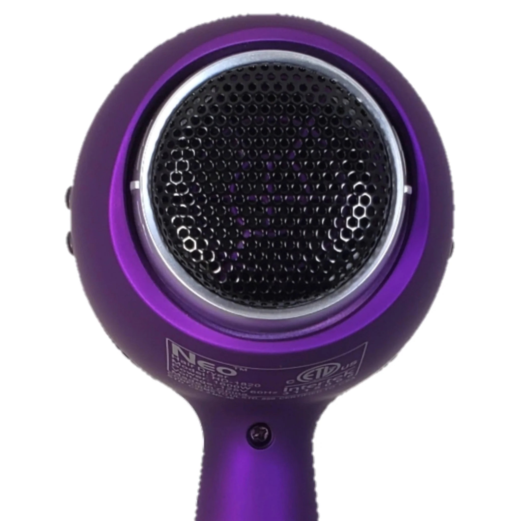 The Neo Choice Ionic Pro 2000W Hair Dryer Quiet and long-lasting AC motor (Metallic Purple)