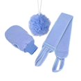 thumbnail image 1 of UOYOTT Three-set Bath Towel Bath Towel Strong Mud Rub Gloves Household Double-sided Back Rub Back R7p3, 1 of 3