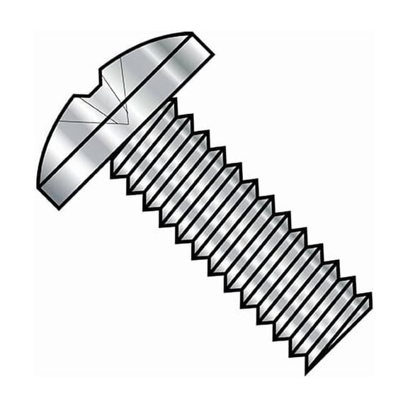 #2-56 x 3/8 in Phillips Binding Machine Screw, Plain Steel, 5000 PK 0206MPB188