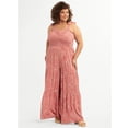thumbnail image 2 of Jessica Simpson Women's and Women's Plus Jolie Tiered Jumpsuit, Sizes XS-4X, 2 of 6