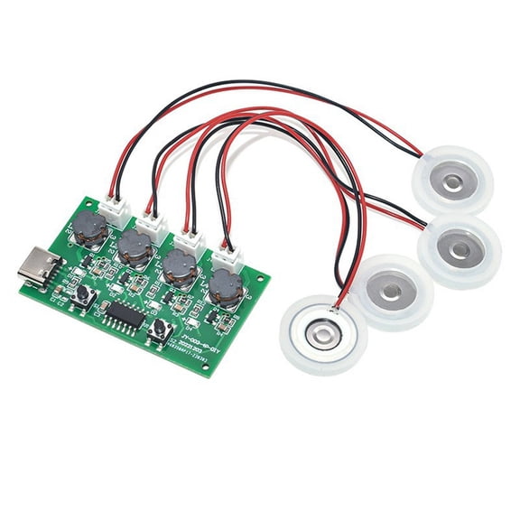 Humidifier DIY Kits Mist Maker and Driver Circuit Board 4 Fogger Atomization