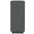 thumbnail image 5 of vidaXL Sideboard Grey 110.5x35x80 cm Solid Wood Pine, 5 of 5