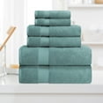 thumbnail image 2 of Impressions Rosaline Zero-Twist Cotton 6-piece Towel Set, 2 of 4