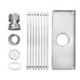 thumbnail image 2 of Linear Shower Drain, Stainless Steel Rectangular Shower Drain Odor  Rectangle Shower Floor Drain Linear Floor Drain For Home Bathroom Balcony, 2 of 8