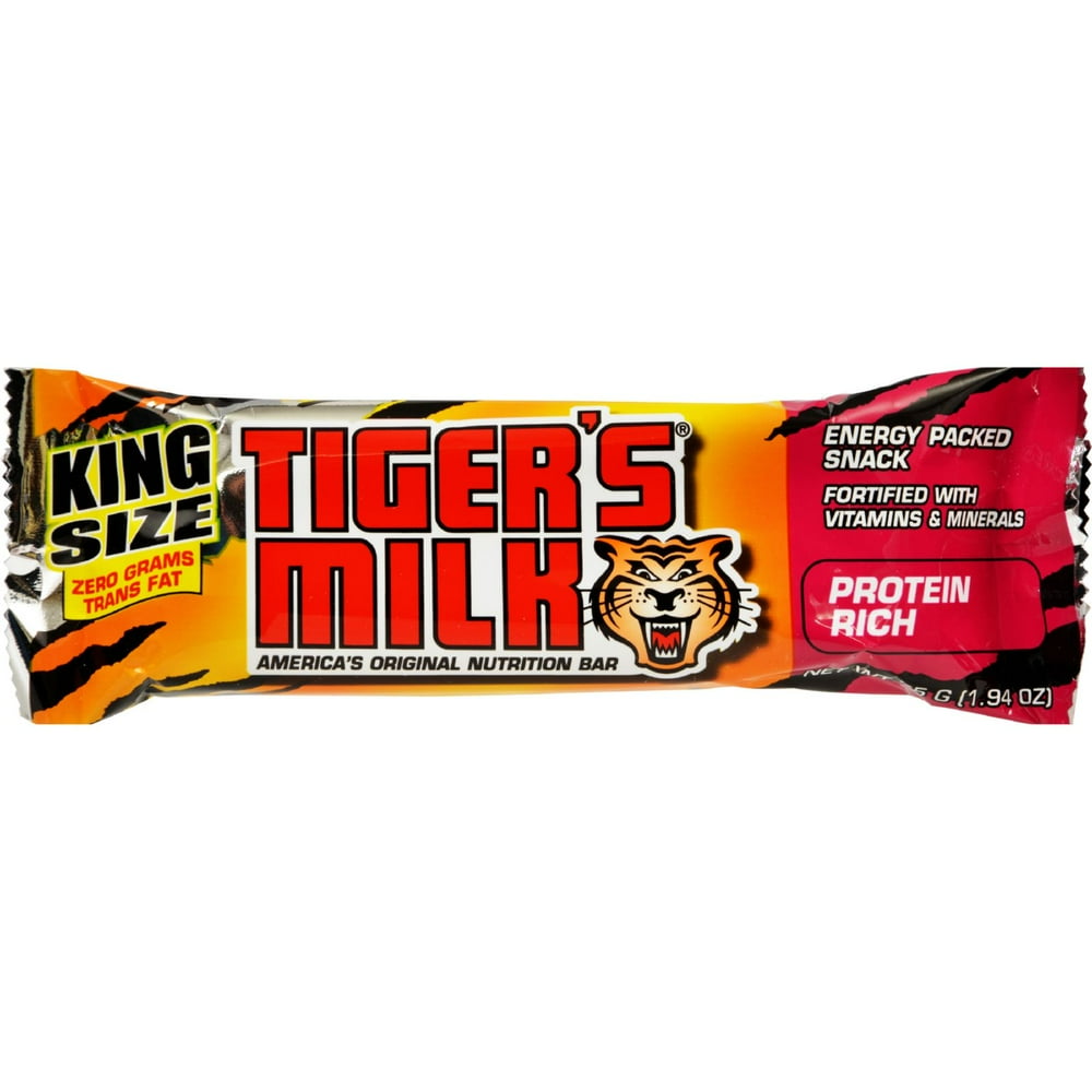 Tiger's Milk Bar, 10 Grams of Protein, , 1.94 Oz, 12 Ct - Walmart.com