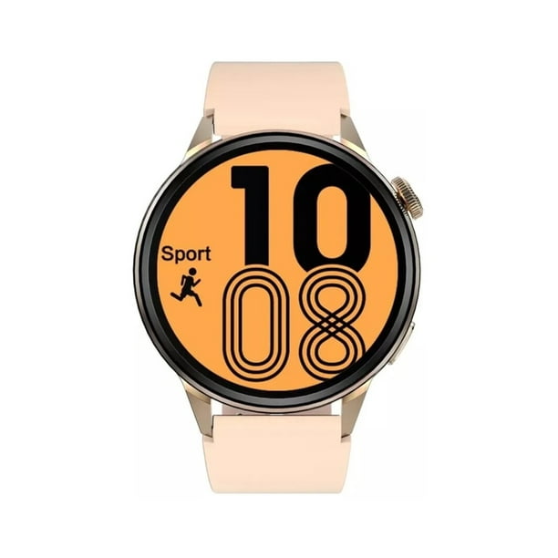 Smartwatch Reloj Inteligente Fralugio Dt4+ De Lujo Silicon Nfc Fhd Dorado Fralugio Lujo