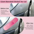 thumbnail image 4 of Car Body Scratch Sticker, Bandage First Aid Design, Strong Adhesive Waterproof High Temperature Resistant, Multiple Styles, Easy to Stick Tear No Residue, Car Door Trunk Decor, Personalized Sticker, 4 of 9