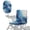 Blue Marble, variant on COEQINE Mobility Scooter Cover Universal Size Power Chair Seat Cover with Adjustable Buckle Universal Size for Electric Wheelchairs Mobility Scooter, Purple Blue Marble