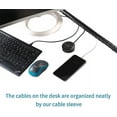 thumbnail image 2 of 30mm-3.1m Conduit Cable Protector Cable Duct Cable Sleeve Cord Organizer For Tv, 2 of 3