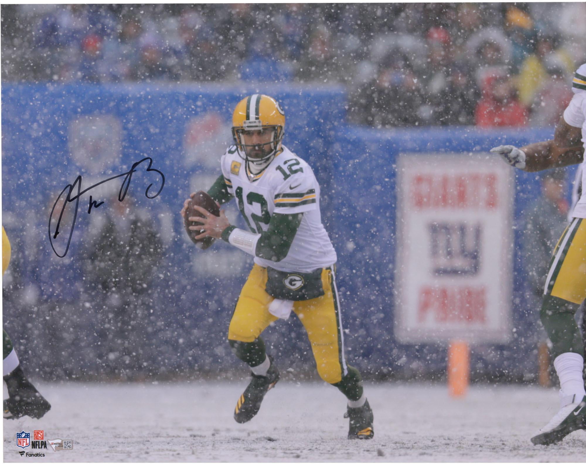 aaron rodgers autograph