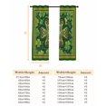 thumbnail image 6 of St Patricks Day Blackout Curtains for Bedroom, Gold Green Shamrock Checkered Lucky Leaf Thermal Insulated Kitchen Drapes with Grommets, Light Blocking Window Treatment, 2 Panels 52" x 72", 6 of 7