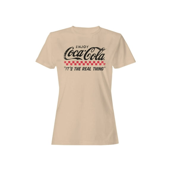 Officially Licensed Coca Cola Enjoy The Real Thing Women's T-shirt