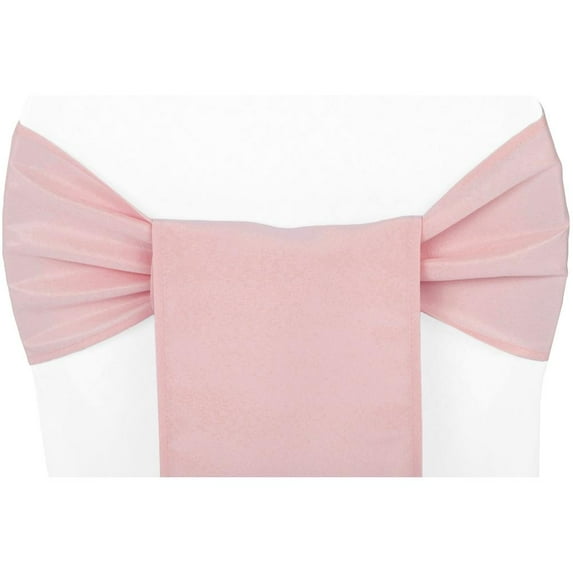10 Pcs, Polyester Chair Sash/Tie - Dusty Rose/Mauve For Wedding Or Event