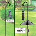 thumbnail image 2 of LIYJTK Squirrel Proof 15.7" Diameter Wrap-Around Bird Feeder Baffle, Black, 2 of 8