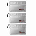 thumbnail image 1 of 3X Bolsa de Documentos Una Prueba de Fuego, Bolsa de Dinero Impermeable E IgníFuga Con Cremallera, 1 of 5