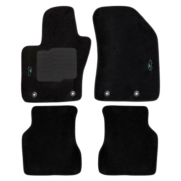 Carpet Floor Mats Fit for 2017 to 2026 Jeep Compass, Front and Rear, ecoMats