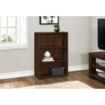 thumbnail image 4 of Monarch Specialties Bookshelf, Bookcase, 4 Tier, 36"h, Office, Bedroom, Laminate, Brown, Transitional, 4 of 5