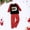 Red, variant on EGNMCR Christmas Pajamas for Family, Classic Plaid Xmas Sleepwear for Christmas Parent-Child Outfit Christmas Men Printed Blouse Tops+Pants Xmas Family Matching Pajamas Set Women Blouse pants