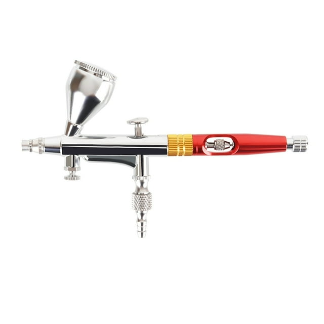 Large Air Flow Dual Action Airbrush Pen Spray Gun for Art Model Body Paint Artist Makeup Nail Tattoos Cake Tools ,Easy to Use