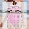 thumbnail image 4 of SOMER Women's One Piece Swimsuits Tummy Control Cutout High Waisted Bathing Suit Wrap Tie Back 1 Piece Swimsuit White Striped+Black S, 4 of 8