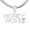 Silver, variant on Money Moves Pendant Gold Tone 20" Miami Cuban Chain Necklace MCP 1283 G