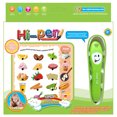 thumbnail image 1 of Kids Voiced Ebook Early Learning Book English With Reading Pen Audiobook Educational Sound Book Point Reading, 1 of 9
