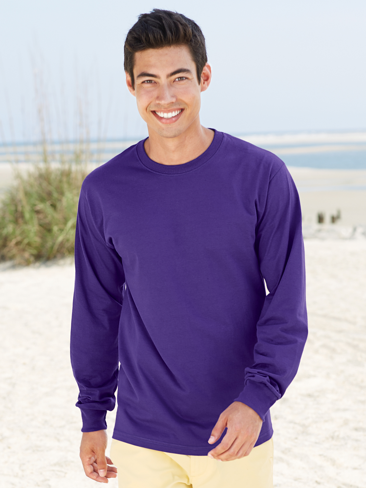 Fruit of the Loom 6 oz., 100% Cotton Lofteez HD® Long-Sleeve T