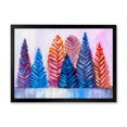 thumbnail image 3 of Designart Arbres de Noël Abstraits Art Mural Encadré Traditionnel, 3 of 4