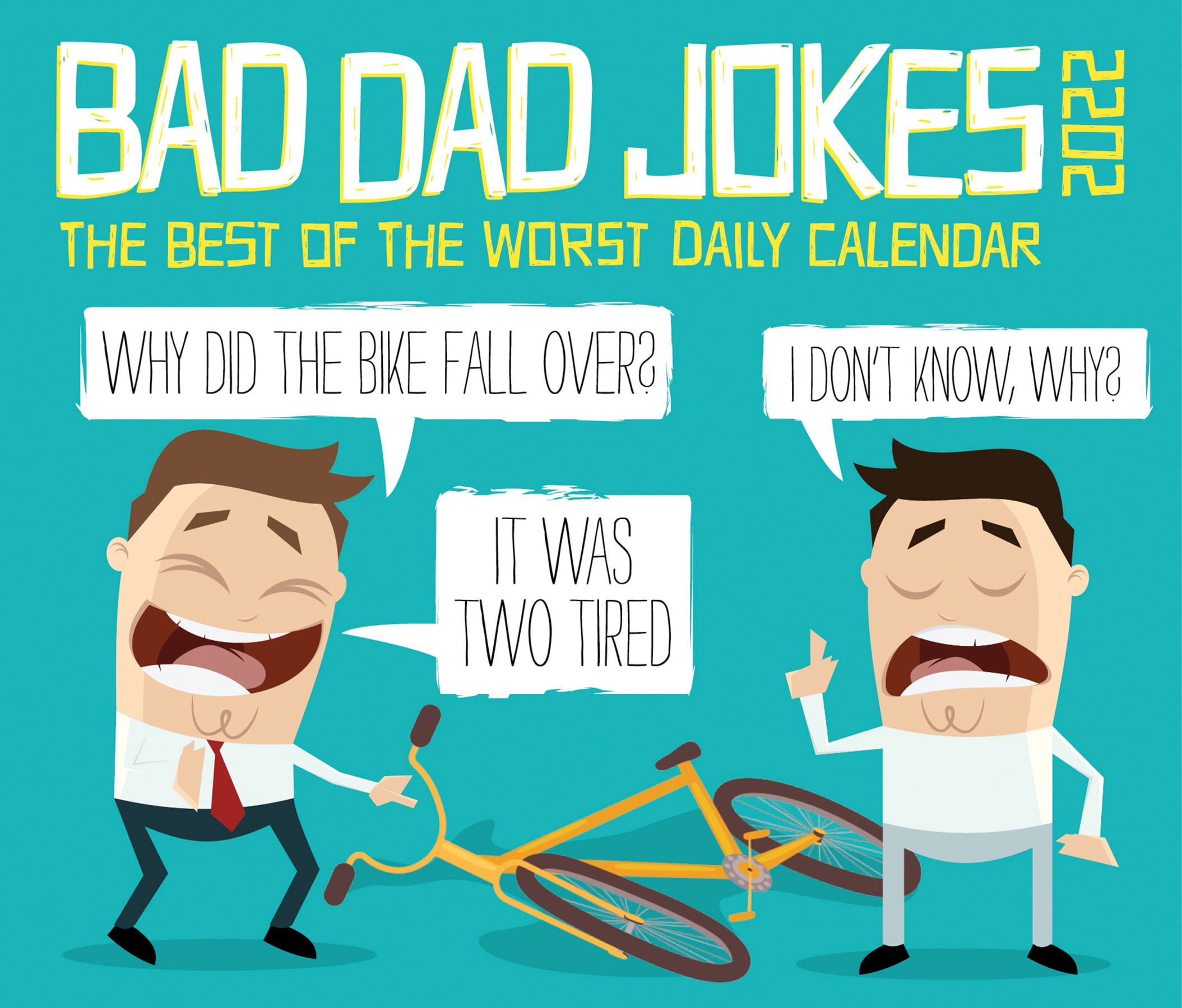 Willow Creek Press Bad Dad Jokes 2022 Box Calendar, Daily Humor Desktop -  