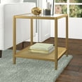 thumbnail image 3 of Evelyn&Zoe Contemporary Metal Side Table with Glass Top, 3 of 9